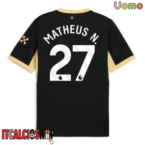 Manchester City Matheus Nunes #27 Seconda Maglia 2026-27 Manica Corta